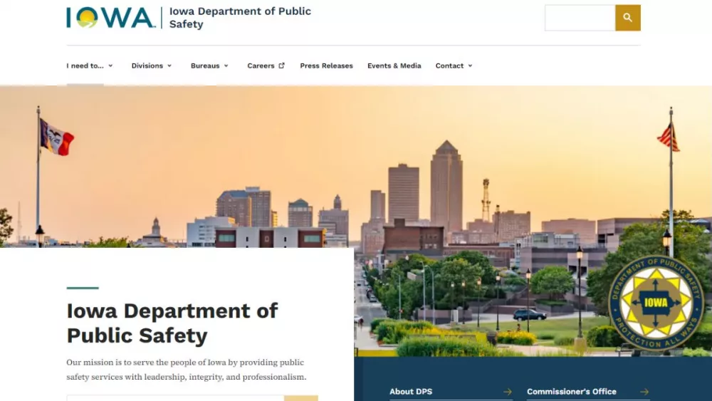 Iowa Department Of Public Safety Unveils New Website
