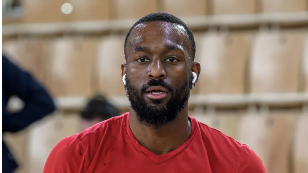 AS Monaco player #15 Kemba Walker is seen training ahead of the match for the 17th round of the Turkish Airlines Euroleague between AS Monaco and FC Barcelona. Monaco^ Monaco - 12-29-2023