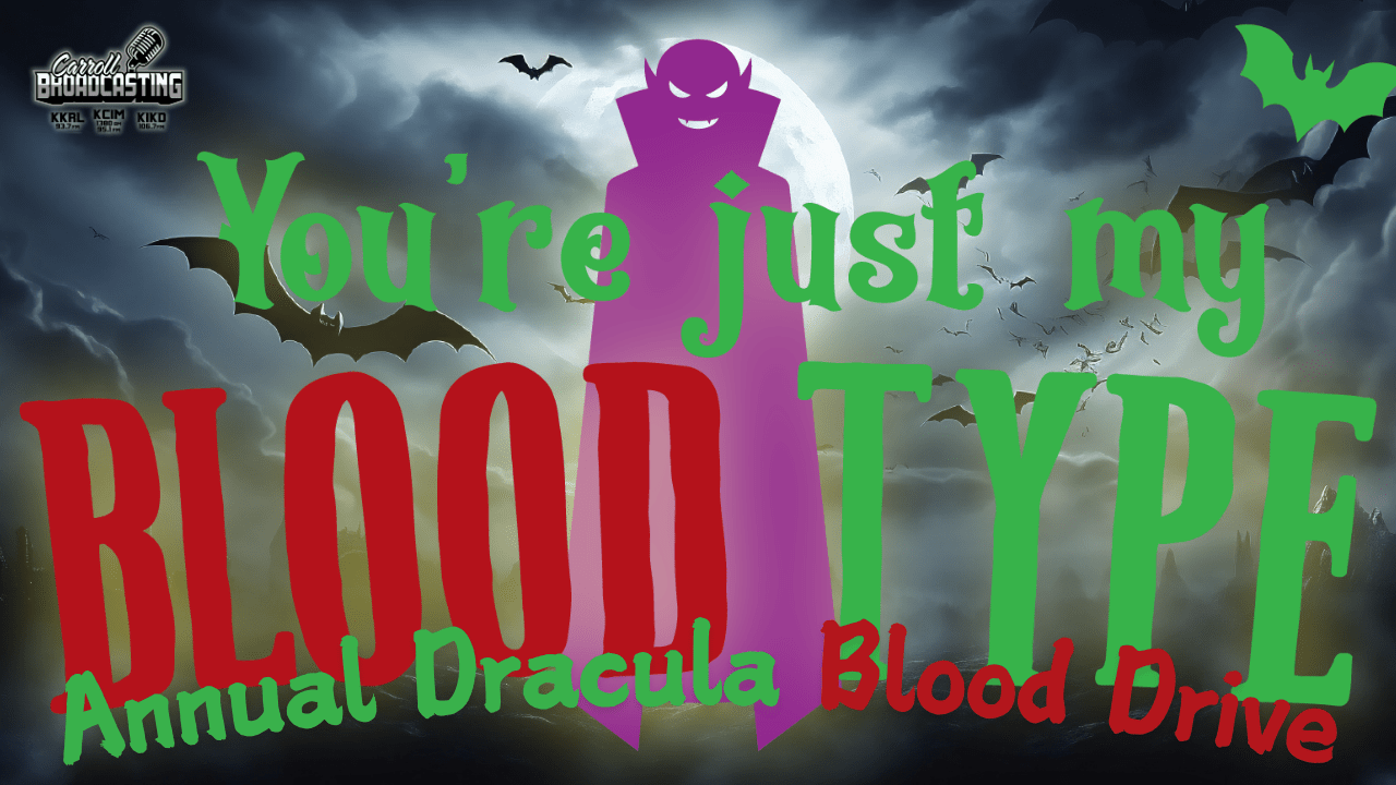 Annual Dracula Blood Drive