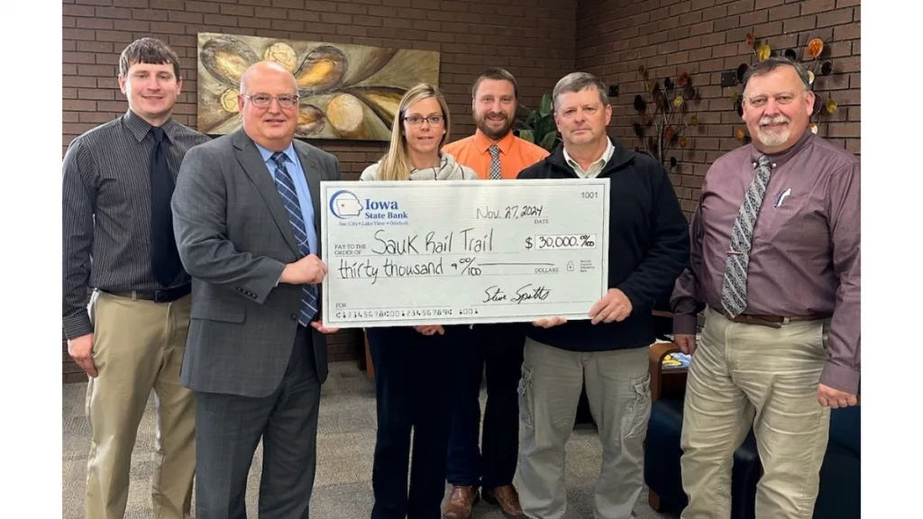 iowa-state-bank-sauk-trail-trail-donation-2024