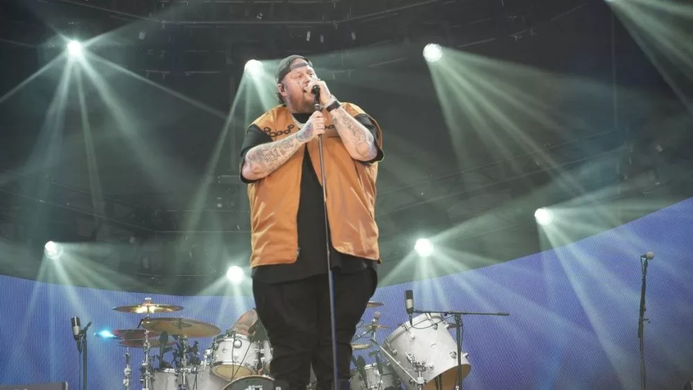 Jelly Roll preparing Global Citizen Festival 2024. New York^ USA - September 28^ 2024