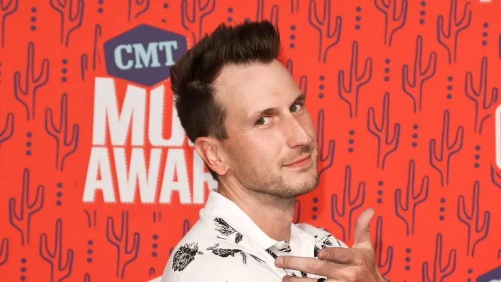 Russell Dickerson attends the 2019 CMT Music Awards at Bridgestone Arena on June 5^ 2019 in Nashville^ Tennessee.