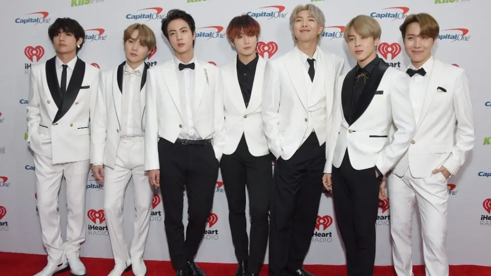 BTS arrives for the KIIS FM Jingle Ball 2019 on December 06^ 2019 in Los Angeles^ CA