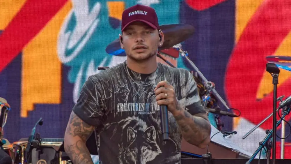 Kane Brown performs during the "We Love NYC: The Homecoming Concert" at the Great Lawn in Central Park on August 21^ 2021 in New York City. NEW YORK^ NY - AUGUST 21