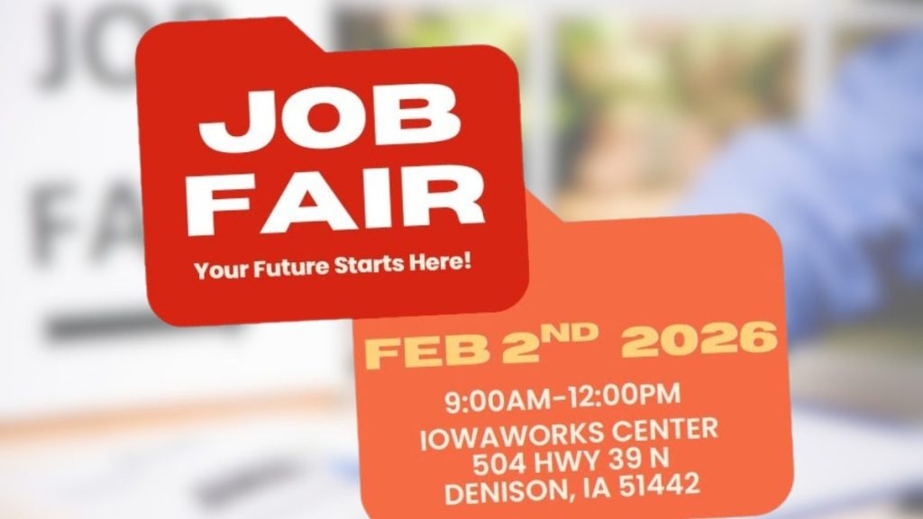 IowaWORKS Plans Career Fair In Denison For Job Seekers Feb. 2