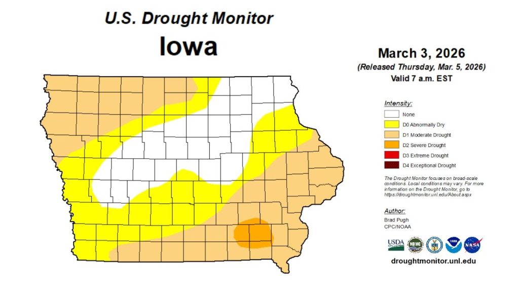 Drought Watches Issued For NW, SE Iowa Following Drier Than Usual ...