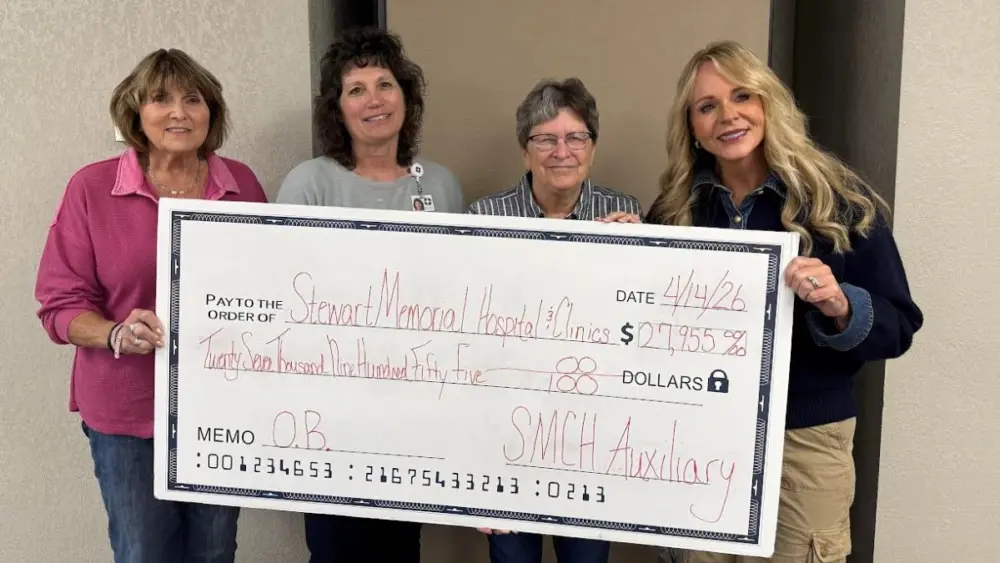 Stewart Memorial Auxiliary’s Latest Donation Pushes Group Past Obstetrics Fundraising Goal