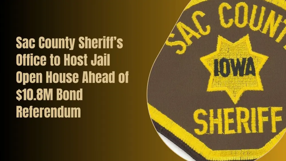 Sac County Sheriff’s Office to Host Jail Open House Ahead of $10.8M Bond Referendum