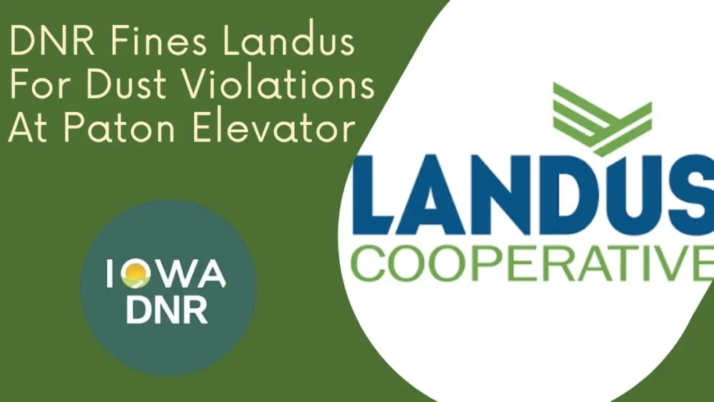 DNR Fines Landus Cooperative For Dust Violations At Paton Elevator