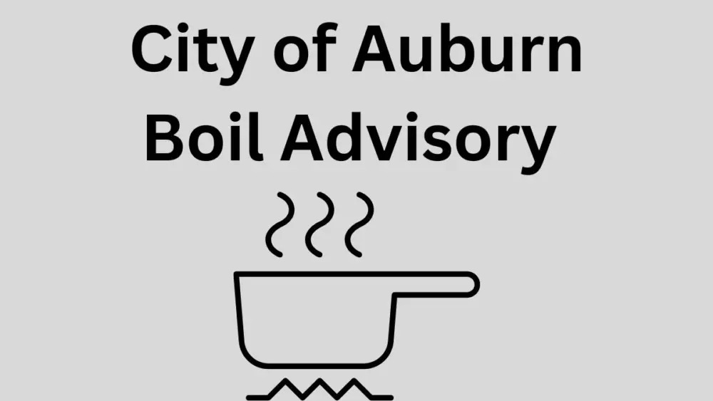 Auburn Issues Boil Advisory Tuesday Morning