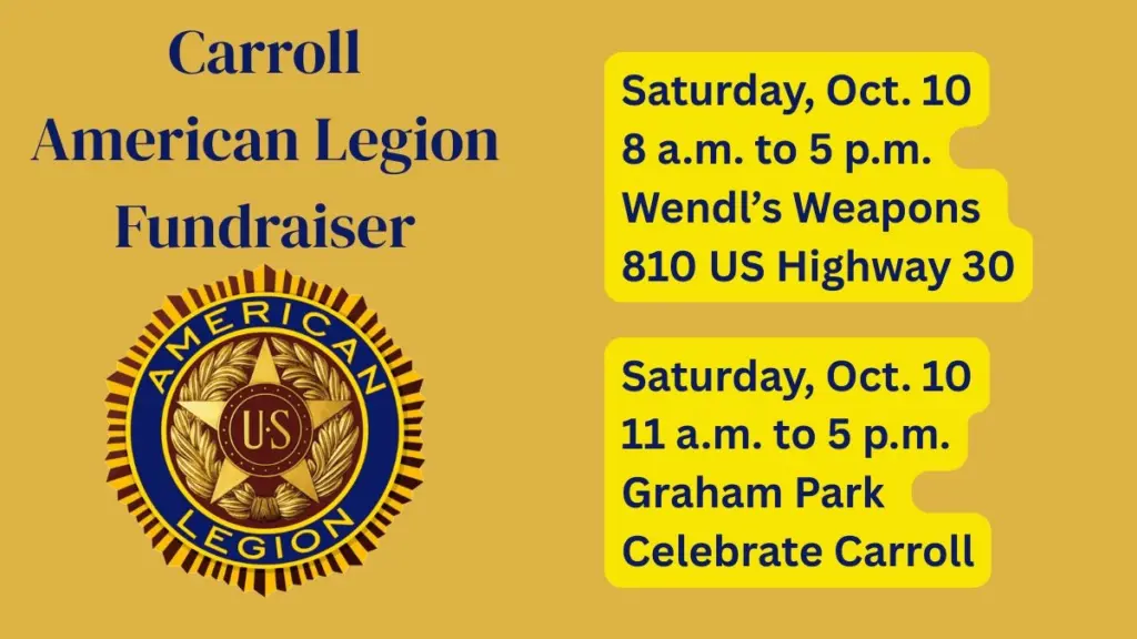 American Program Host Carroll American Legion Hosts Annual Fundraiser Saturday | Carroll ...