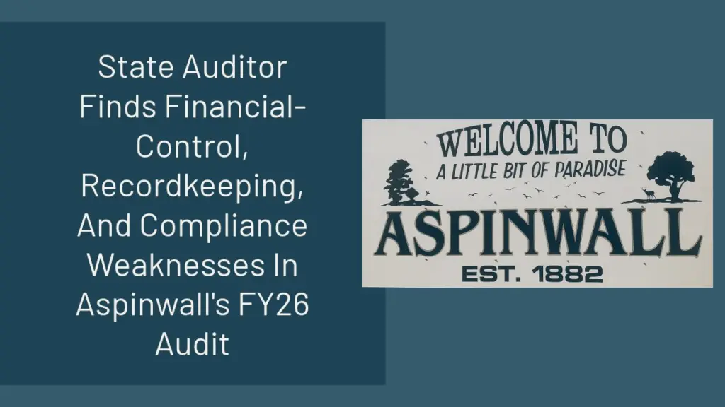 State Auditor Finds Financial-Control, Recordkeeping, And Compliance ...