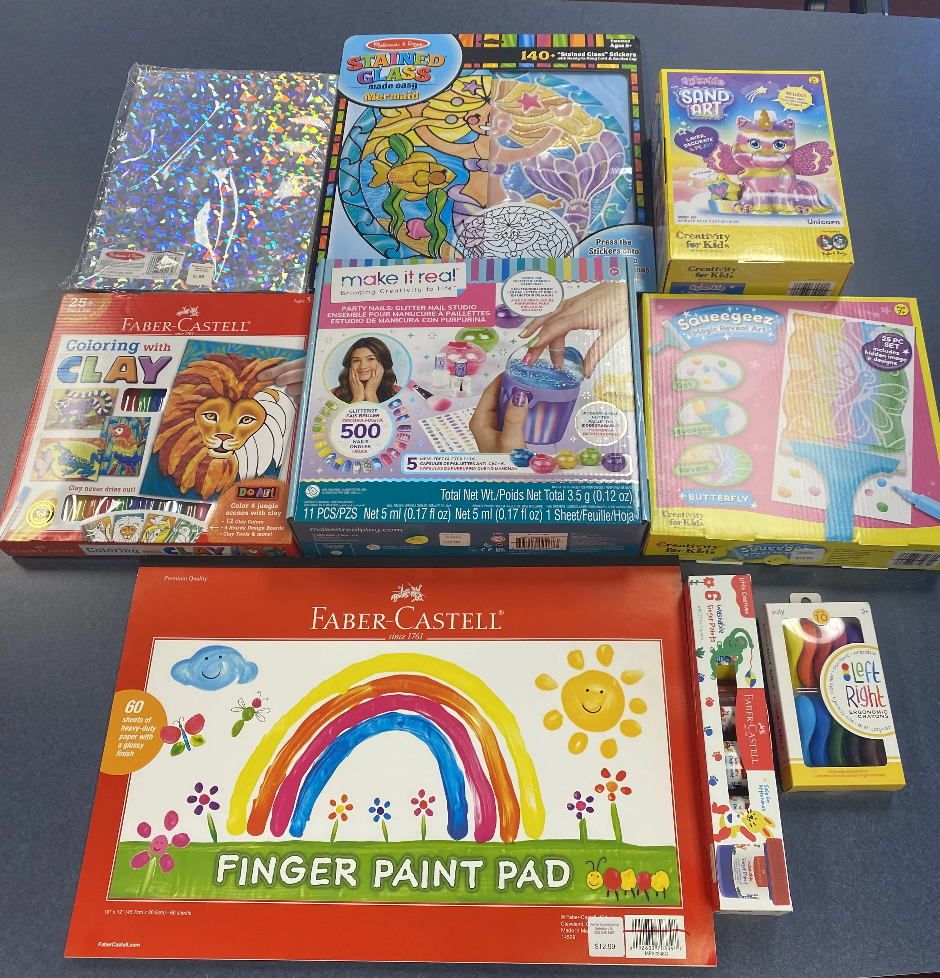 bundle of art related toys for young children