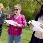Nurses_Month_Convocation_Cottage09: Representatives from Carl Sandburg College participated in the 19th Annual Nurses Month Convocation and Remembrance Service on Saturday, May 6, on the lawn of the Knox County Courthouse near the Mother Bickerdyke Memorial Statue. The annual event, held in conjunction with National Nurses Month, provides an opportunity to celebrate nurses and remember those who have passed. The event was coordinated by the Galesburg Cottage Hospital School of Nursing Alumnae Association.
