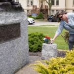 Nurses_Month_Convocation_Cottage19: Representatives from Carl Sandburg College participated in the 19th Annual Nurses Month Convocation and Remembrance Service on Saturday, May 6, on the lawn of the Knox County Courthouse near the Mother Bickerdyke Memorial Statue. The annual event, held in conjunction with National Nurses Month, provides an opportunity to celebrate nurses and remember those who have passed. The event was coordinated by the Galesburg Cottage Hospital School of Nursing Alumnae Association.
