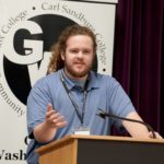 Gale_Scholars_15: Eleven members of the George Washington Gale Scholars Class of 2027 were inducted Tuesday, May 9, during a ceremony held in the Galesburg High School Little Theater. Inductees included: Anayely Pacheco, Macie Jordan, Alliyah Rice, Cordae Sanchez, Jordan Bowling, Ava George, Maddie Coe, Laniyah Sanchez, Evelin Guel, Jocilyn Davidson, and Devaughn Sanchez. Attendees heard remarks from speakers including Steve Cheesman, Director, George Washington Gale Scholars Program; Dr. MarQuita Barker, Vice President for Student Development, Knox College; and Garrett Sprinkle, a senior pursuing a double major in Music & Educational Studies Major at Knox College. The receiving line as the certificates were passed out included Dr. John Asplund, Superintendent, Galesburg 205; Dr. Seamus Reilly, President, Carl Sandburg College, Marquita, Cheesman, and Sprinkle.