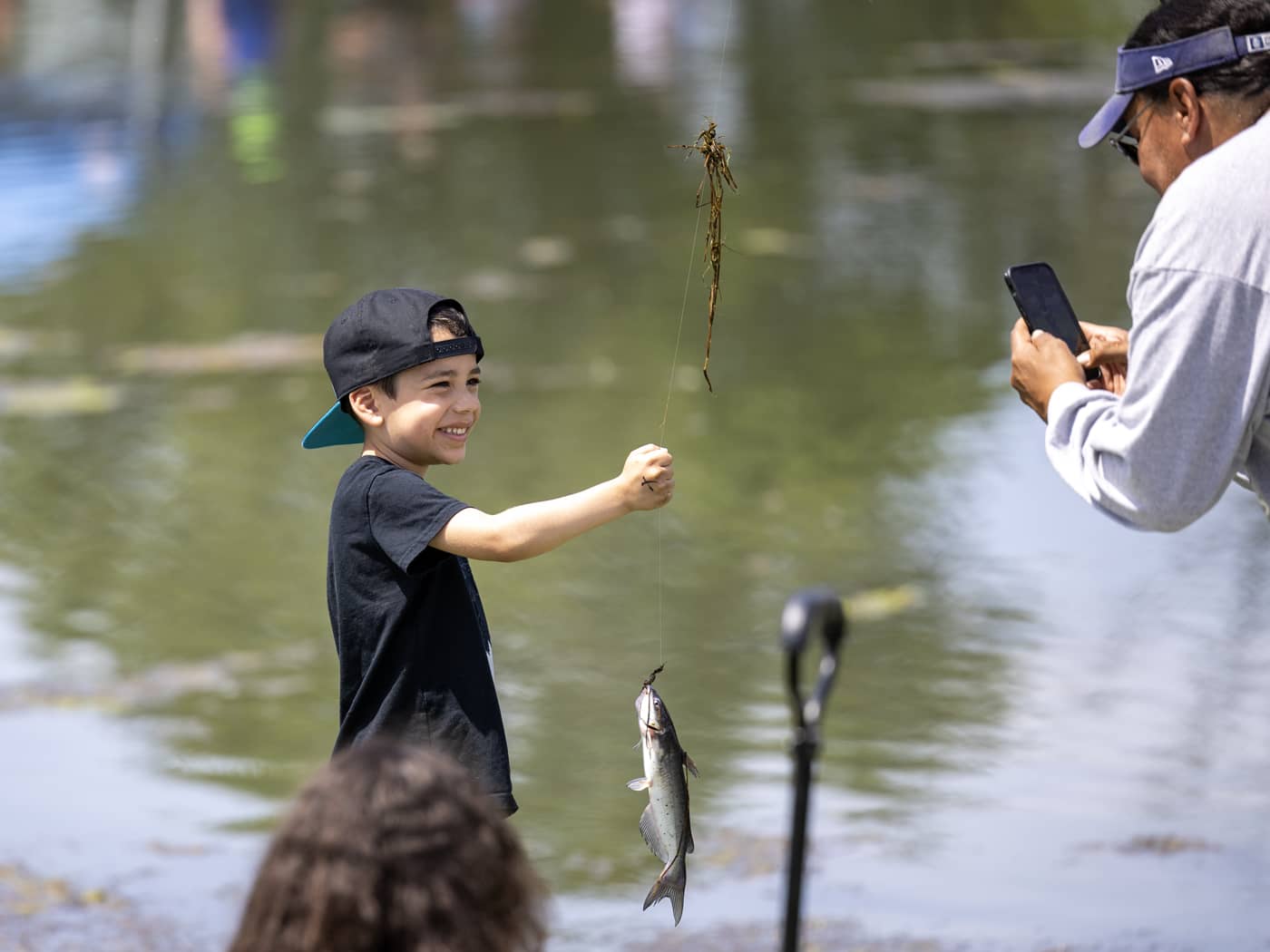 PHOTOS Kids reel ’em in at annual Galesburg Youth Fishing Derby WGIL