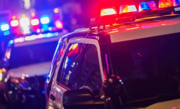 police nights stock photo