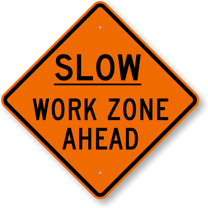 slow-work-zone-ahead-sign-k-0275