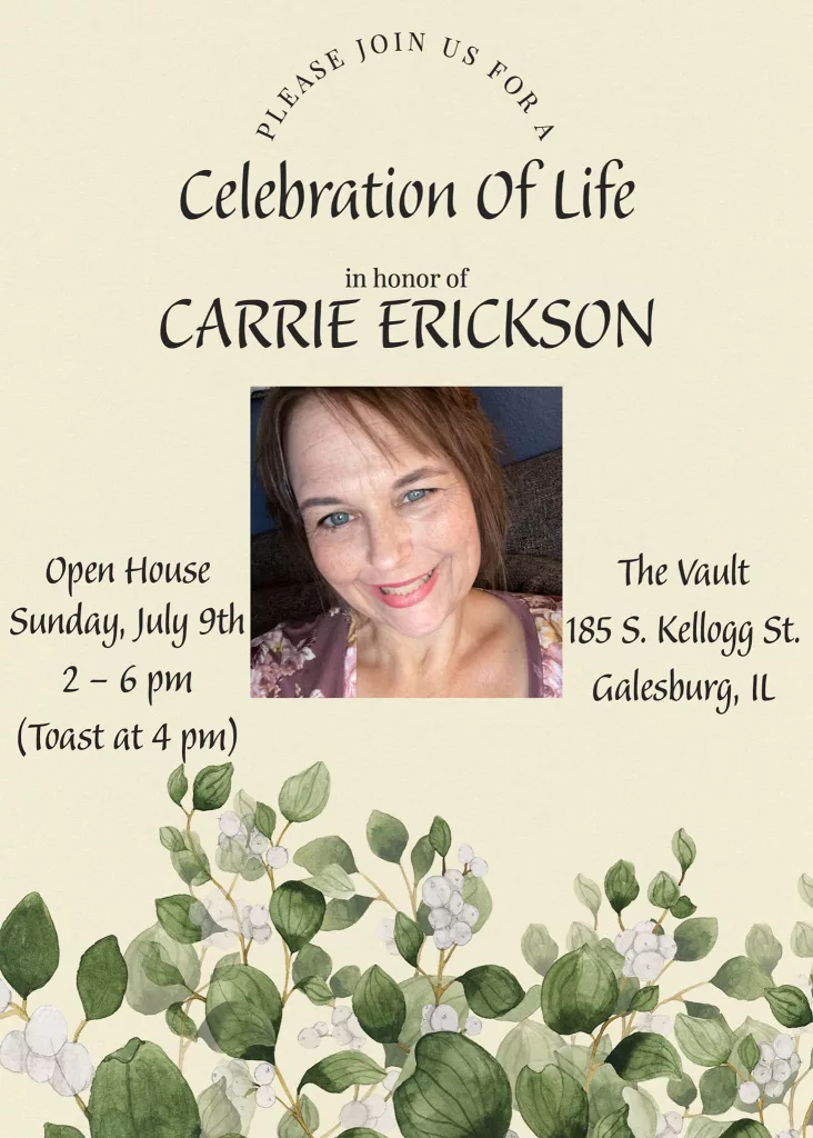 erickson celebration of life