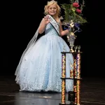 2023-little: Elle Dare was crowned Little Miss Knox County Fair Queen at the 2023 Knox County Fair Queen Pageant on Saturday at the Orpheum Theatre. (Submitted by Nicole Lambasio)