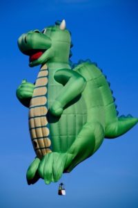 Oggy coming to the Great Balloon Race