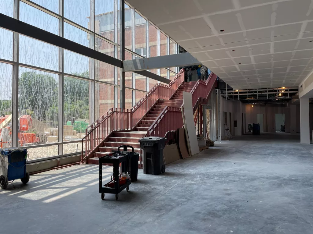 The new Galesburg Public Library in Galesburg, Illinois