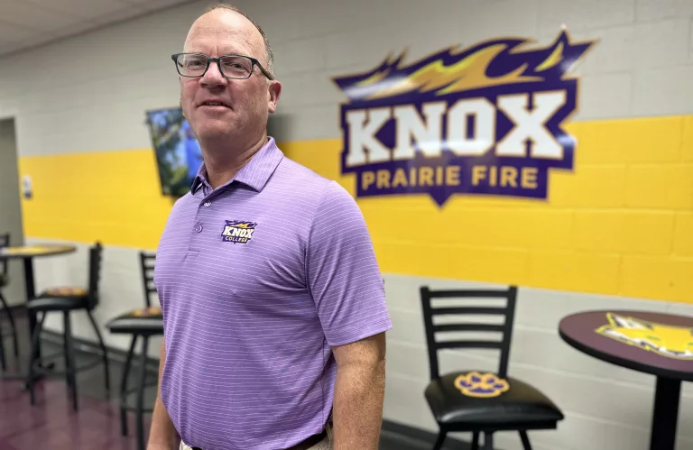 Knox College Director of Athletics Corey Goff