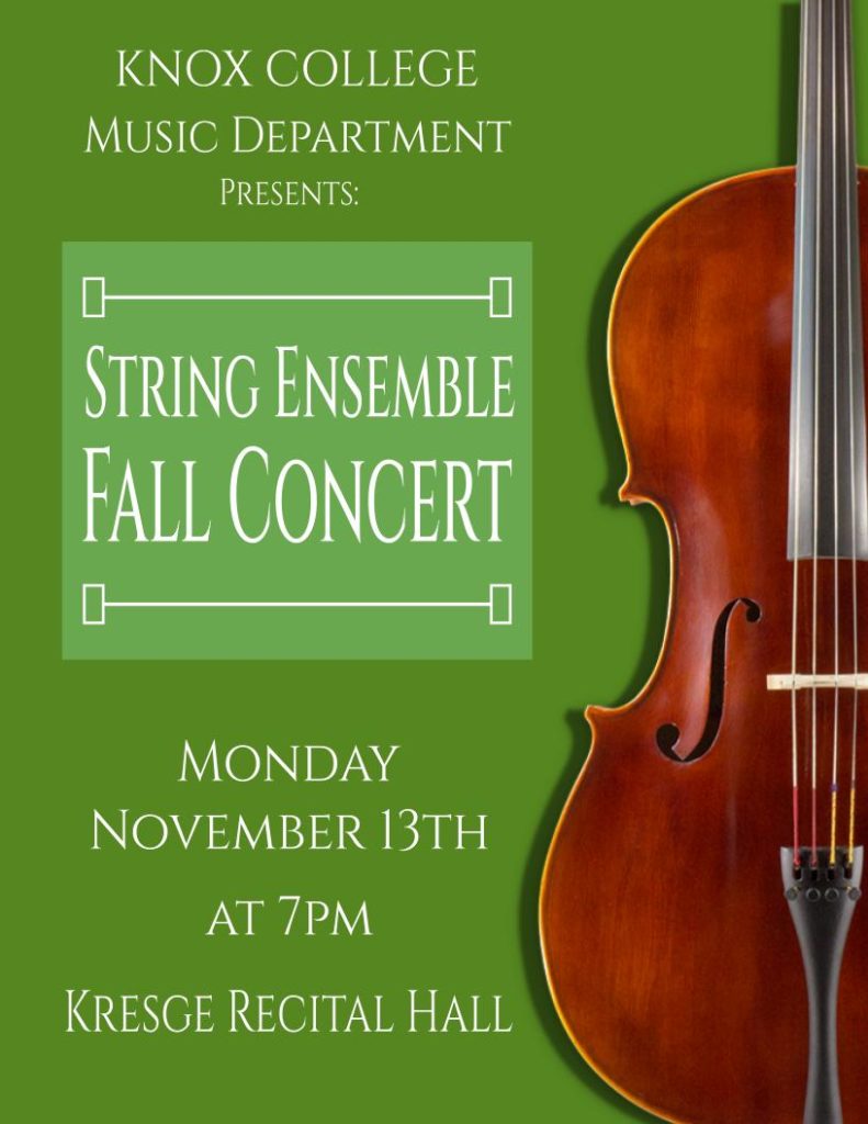 Knox String Ensemble Fall Concert WGIL 93.7 FM 1400 AM