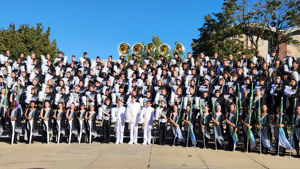 The 2023 Galesburg Marching Streaks band