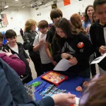 Approximately 300 eighth graders from Galesburg District 205 participated in an occupational journey Friday, Nov. 17, 2023, during the Welcome to the Real World and Career Exploration event on Carl Sandburg College’s Galesburg campus. (Photos courtesy Bill Gaither/Carl Sandburg College)

