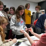Approximately 300 eighth graders from Galesburg District 205 participated in an occupational journey Friday, Nov. 17, 2023, during the Welcome to the Real World and Career Exploration event on Carl Sandburg College’s Galesburg campus. (Photos courtesy Bill Gaither/Carl Sandburg College)
