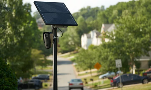 Flock Safety camera on pole