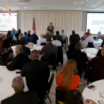 The Galesburg Chamber of Commerce hosted its 45th Annual Thanksgiving Luncheon on Monday, Nov. 20, 2023, at Cedar Creek Hall. (Photo by Bill Gaither)