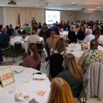 The Galesburg Chamber of Commerce hosted its 45th Annual Thanksgiving Luncheon on Monday, Nov. 20, 2023, at Cedar Creek Hall. (Photo by Bill Gaither)