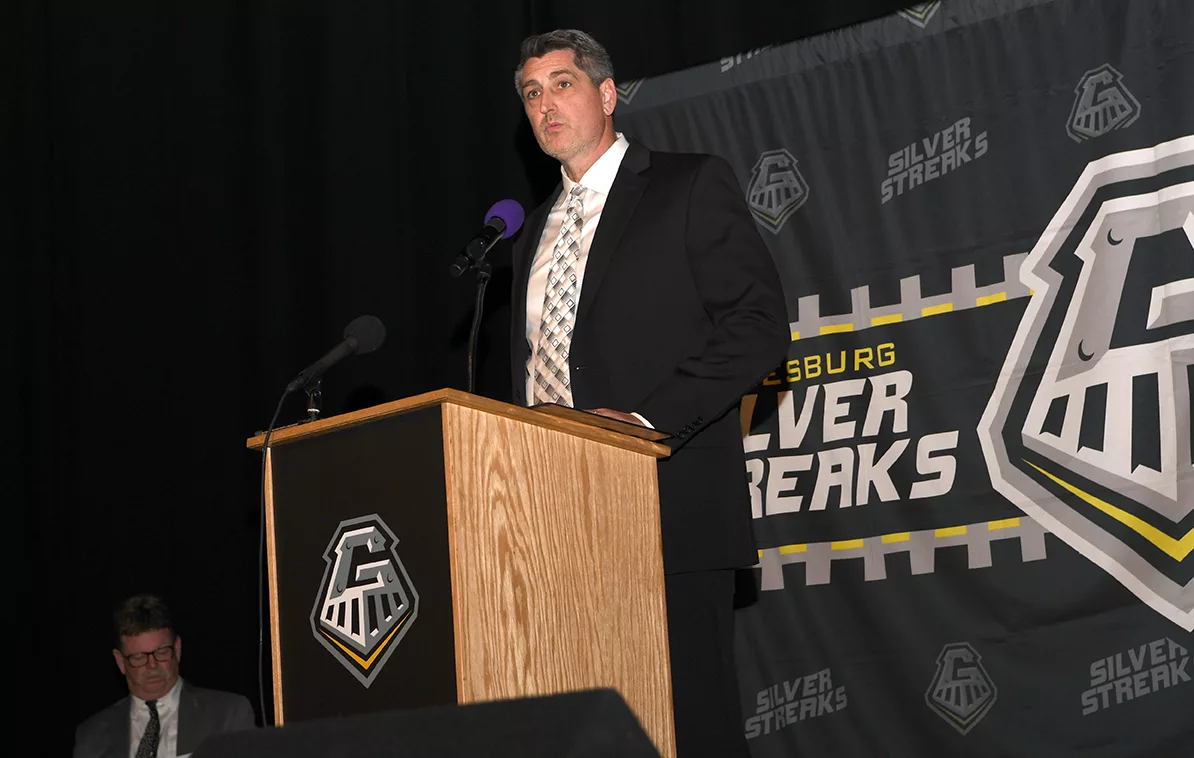 Galesburg Jr./Sr. High School athletic director Eric Matthews