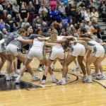 STREAKS-V-ROCKY-GBB-013: The Galesburg Silver Streaks defeated the Rock Island  Rocks 48-39 in Western Big 6 Conference girls basketball action Thursday, Dec. 14, 2023, at John Thiel Gymnasium.