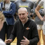 STREAKS-V-ROCKY-GBB-022: The Galesburg Silver Streaks defeated the Rock Island  Rocks 48-39 in Western Big 6 Conference girls basketball action Thursday, Dec. 14, 2023, at John Thiel Gymnasium.