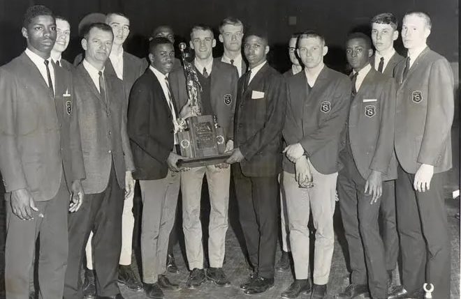 The 1965-66 Galesburg High School boys basketball team