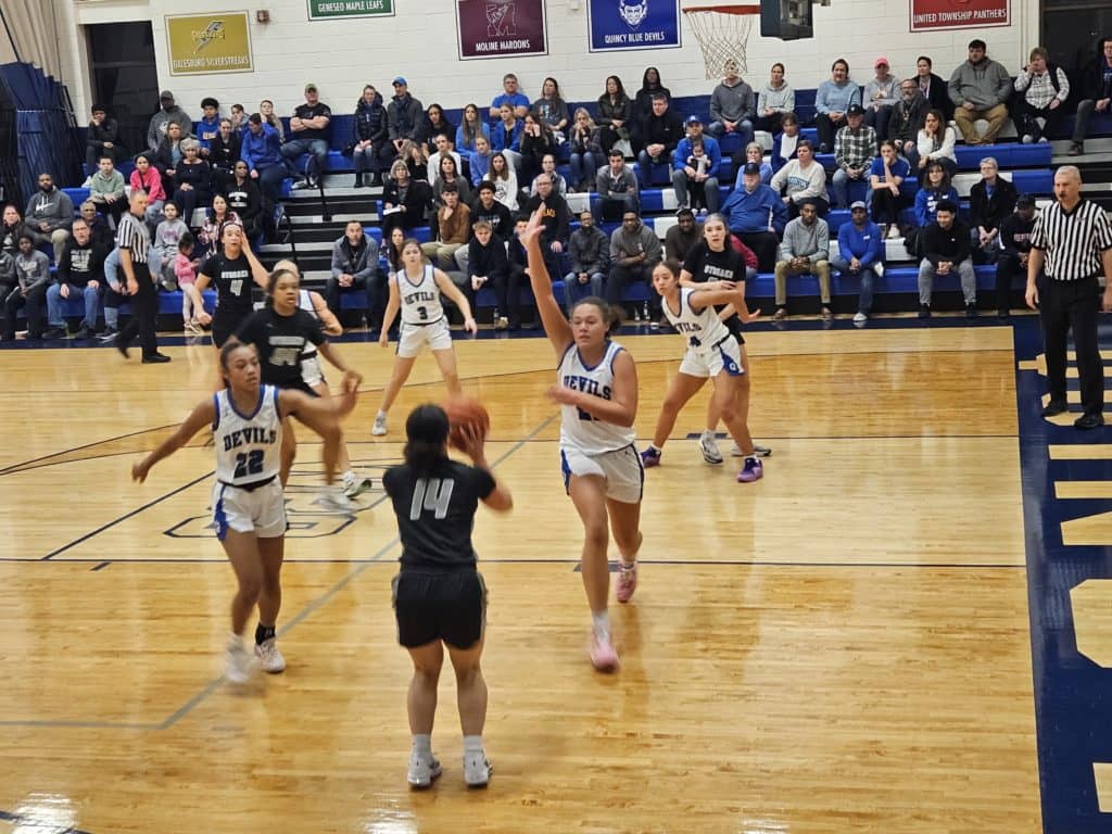 GHS girls basketball at Quincy