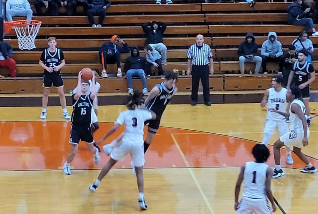 GHS boys basketball team vs Peoria High at Manual Shootout 2024