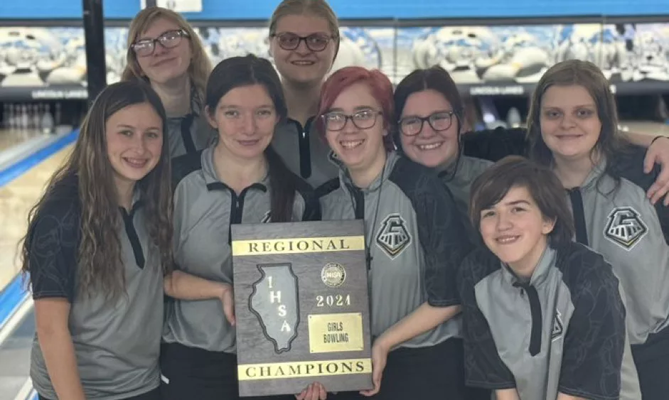 The Galesburg High School girls bowling team rolled to the team title at the Danville Regional on Saturday.
