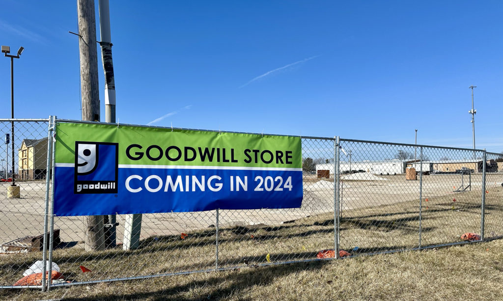 The new 15,000 square foot Galesburg Goodwill will be the largest retailer in multi-tenant center at 2200 N. Henderson St., site of the former Sirloin Stockade buffet restaurant.