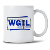 WGIL Galesburg's Morning News coffee mug