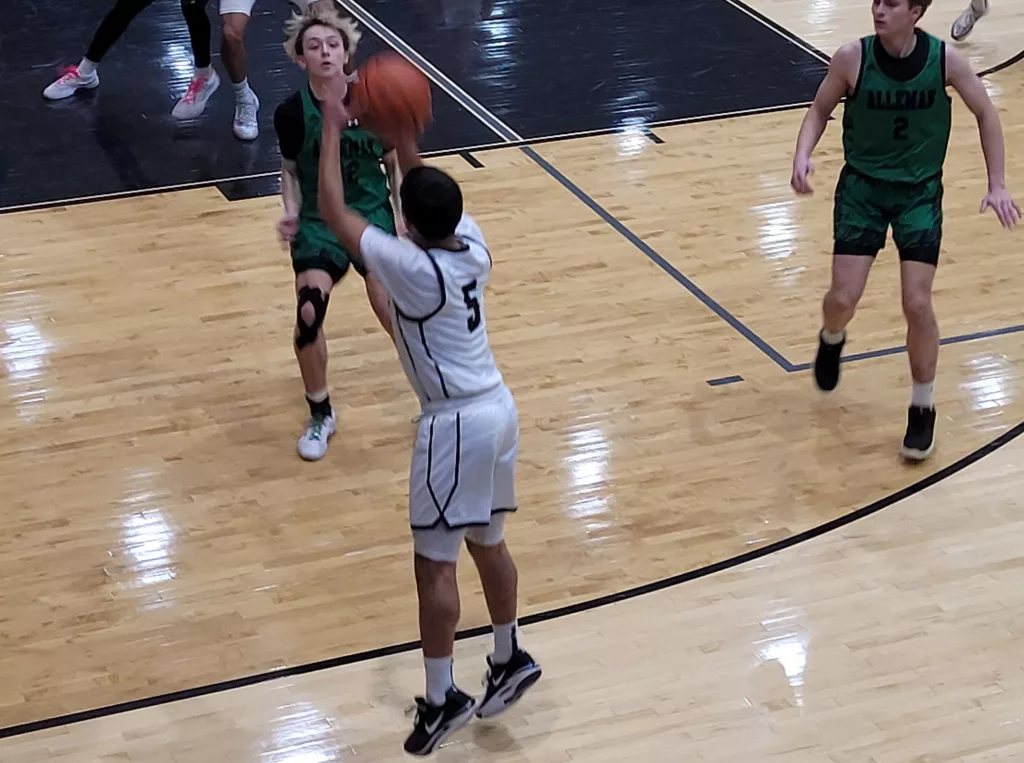 GHS boys basketball vs Alleman 2-13-24