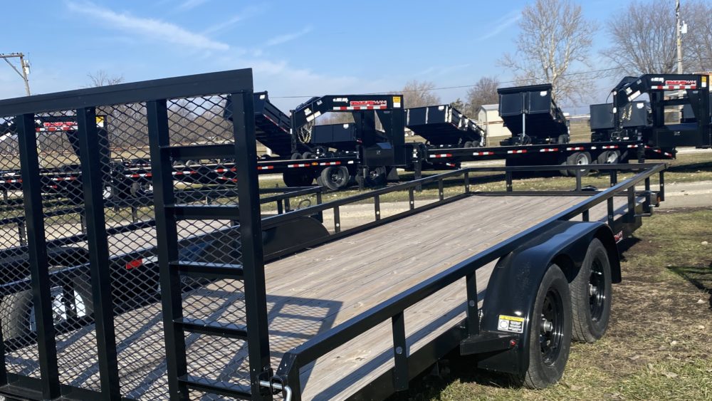 New 2022 Trailerman Tandem Axle Utility Trailer from Burns Trailer Sales