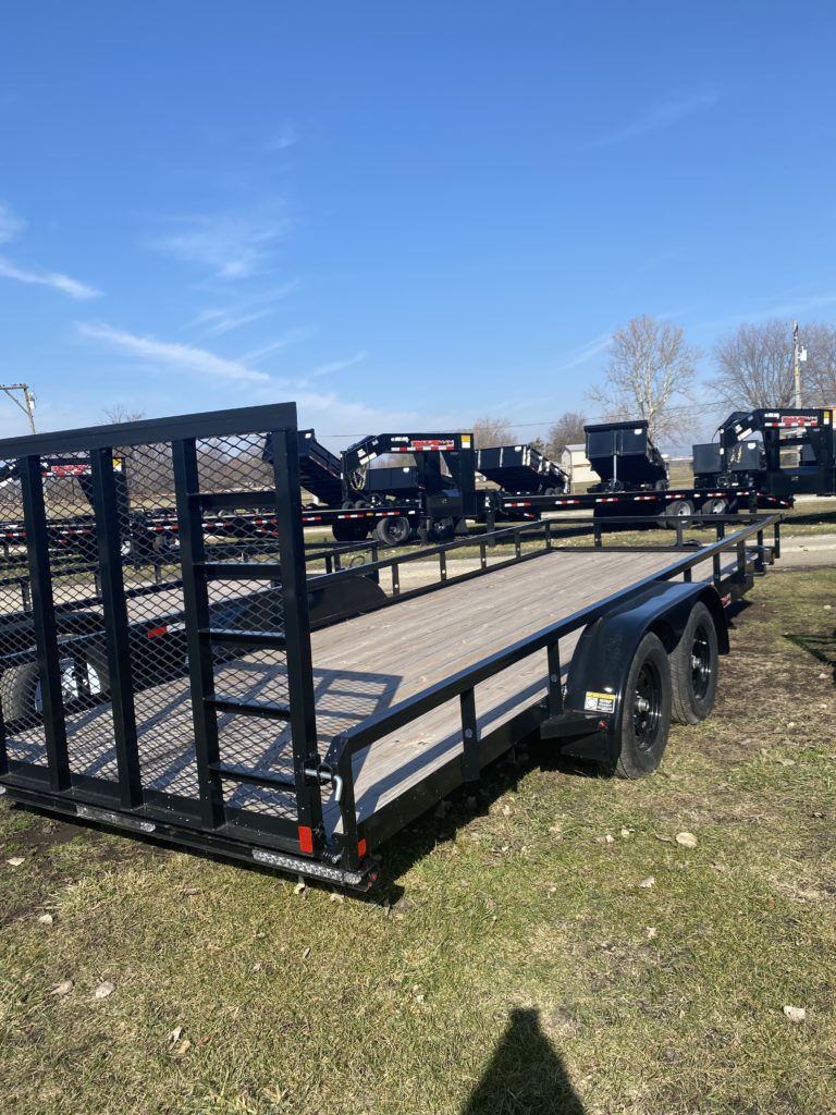New 2022 Trailerman Tandem Axle Utility Trailer from Burns Trailer Sales
