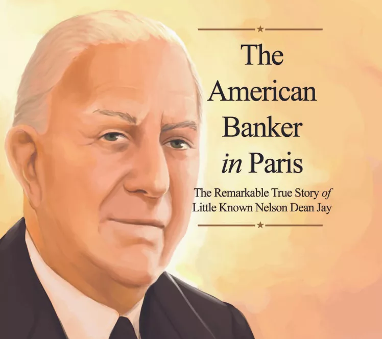 The cover of the book The American Banker in Paris