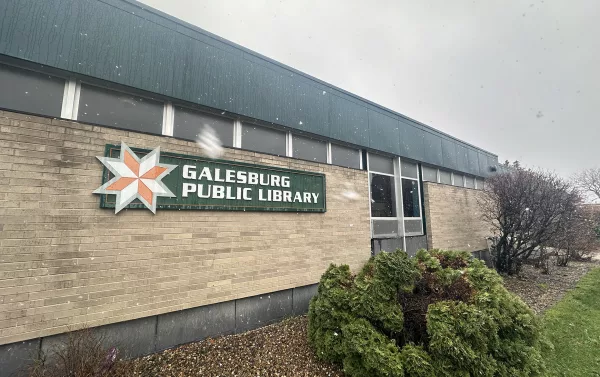 The recently-closed Galesburg Public Library at 40 E. Simmons St. in Galesburg