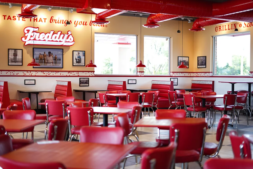 Freddy's is a leading fast-casual franchise concept with nearly 500 locations across 36 states nationwide.